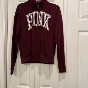Victoria's Secret PINK Maroon Pullover Sweatshirt